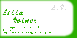 lilla volner business card